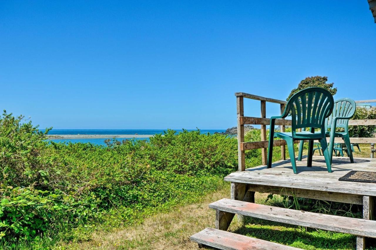 Smith River Vintage Cabin Oceanfront Deck And Views المظهر الخارجي الصورة