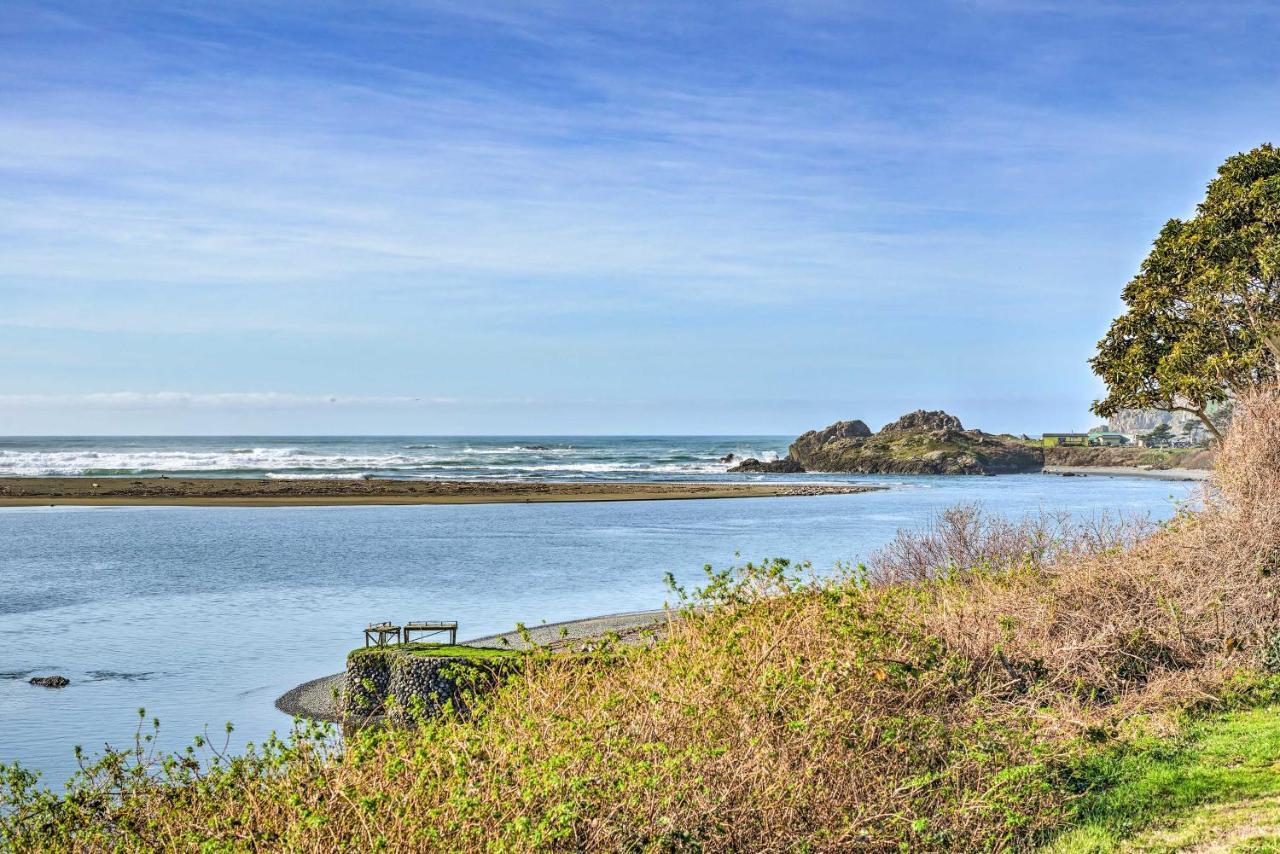 Smith River Vintage Cabin Oceanfront Deck And Views المظهر الخارجي الصورة